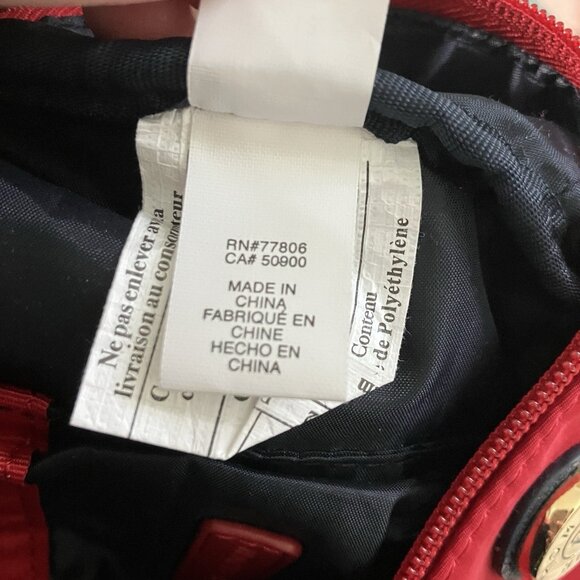 Tommy Hilfiger Crossbody Belt Bag Red Fanny Pack Y2K Sling - Picture 5 of 8